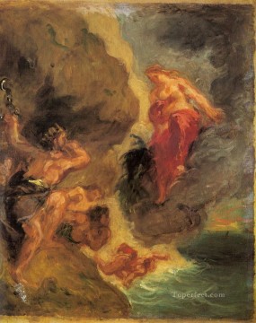  uno Decoraci%C3%B3n Paredes - Invierno Juno Y Eolo Romántico Eugene Delacroix